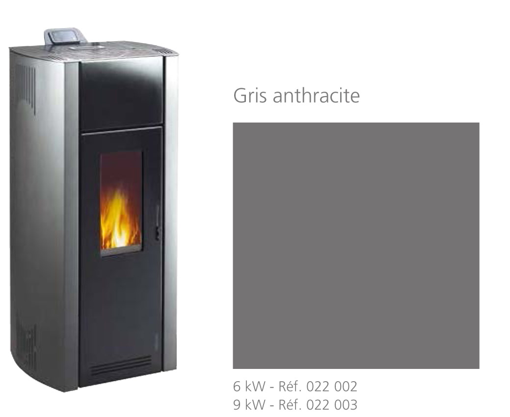 Atlantic Poêle Gris Anthracite